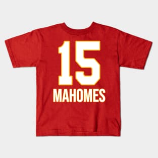 mahomes 15 Kids T-Shirt
